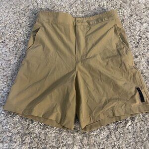 Boys Athletic Works Tan Hybrid Shorts NWOT Size L 10-12